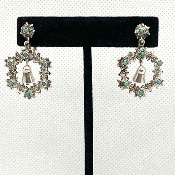 Vintage JPL Wreath Bells 865 Screw Backs Earrings - Picture 10 of 12